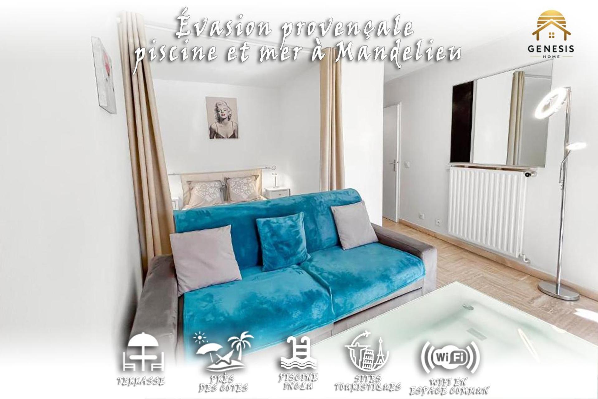 Evasion Provencale - Piscine Et Mer A Mandelieu Kültér fotó