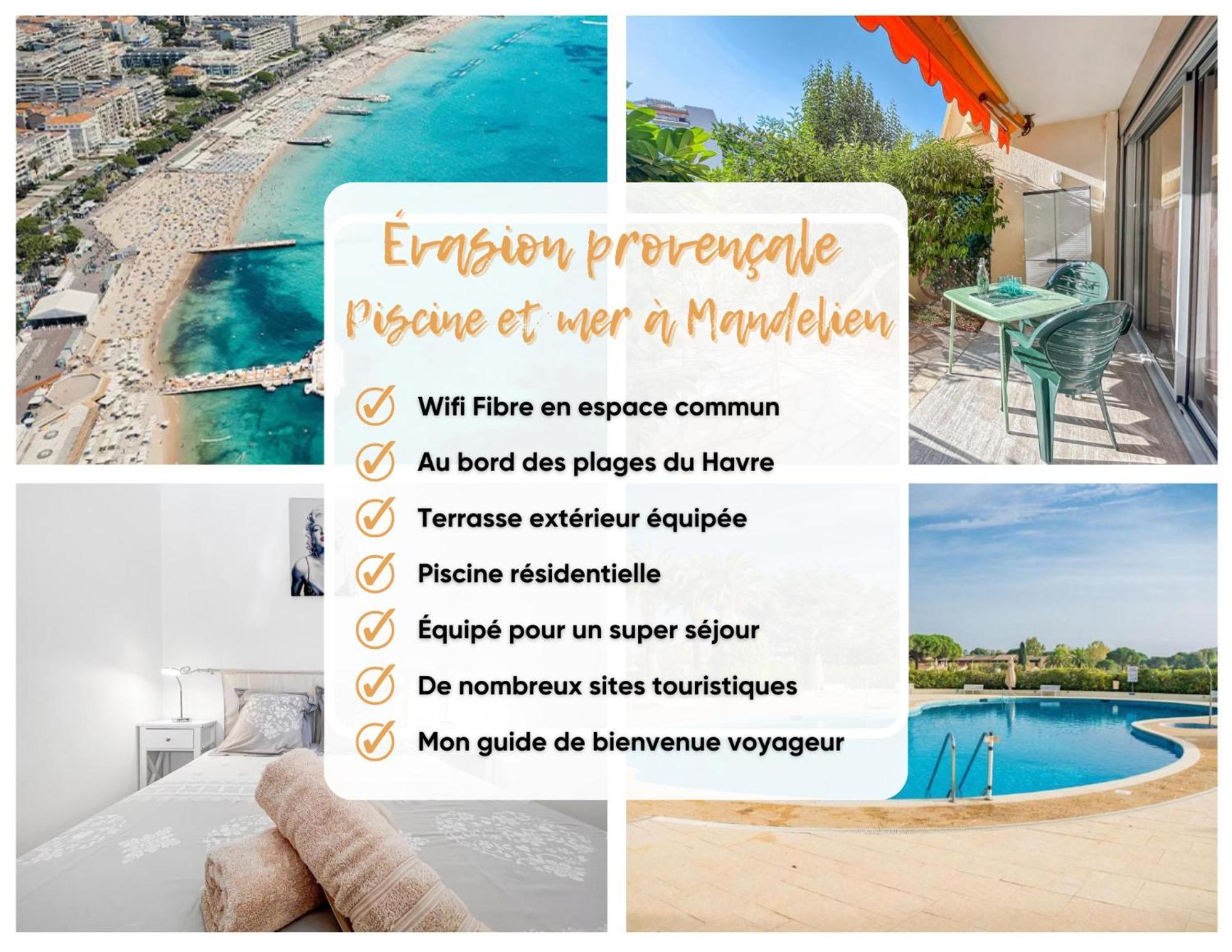 Evasion Provencale - Piscine Et Mer A Mandelieu Kültér fotó
